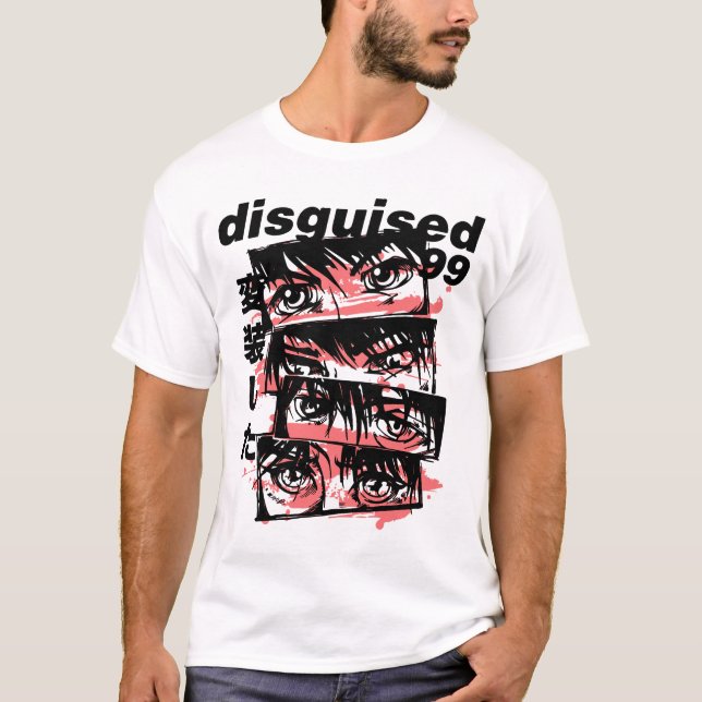 T-shirt Disguised 99 : Collection Yeux d'Anime (Devant)