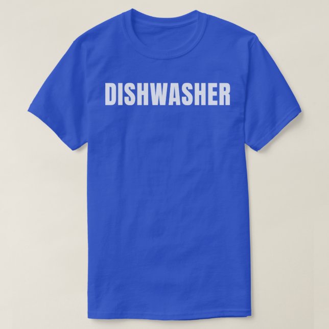 T-shirt Dishwasher Funny Job Title Profession Birthday Gif (Design devant)