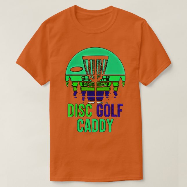 T-shirt Disk Golf Caddy (Design devant)