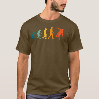 T-shirt Disk Golf Evolution Retro 1