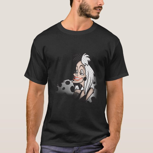 T-shirt Disney101 Dalmations Evil Cruella (Devant)