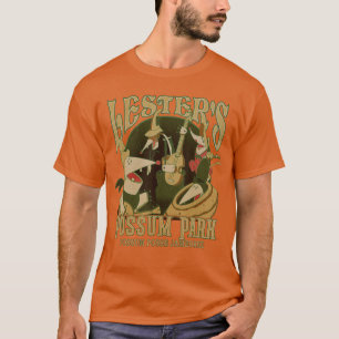 T-shirt Disney A Goofy Movie Lesters Possum Park Affiche V