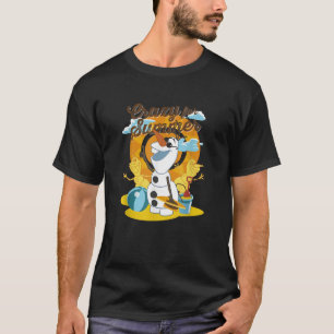 T-shirt Disney Frozen Olaf fou de l'été tropical neige