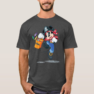 T-shirt Disney Halloween Mickey Mouse Pirate Costume Trick