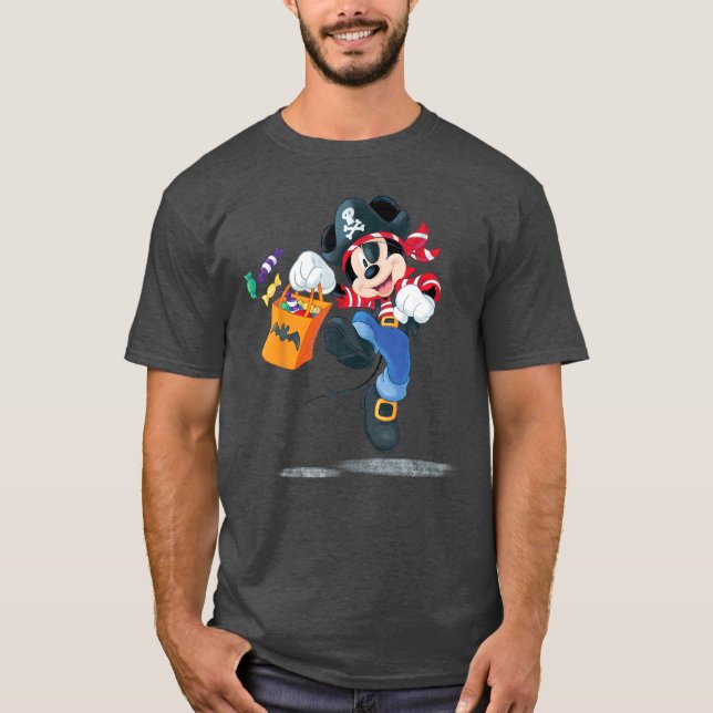 T-shirt Disney Halloween Mickey Mouse Pirate Costume Trick (Devant)