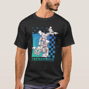 T-shirt Disney Kingdom Hearts Sora Donald Goofy Kanji Chec