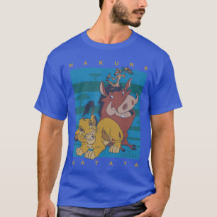 T-shirt Disney Le Roi Lion Hakuna Matata Équipe Rétro