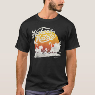 T-shirt Disney Le Roi Lion Hakuna Matata Marche du Coucher