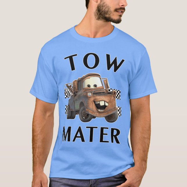 T-shirt Disney Piar Carsow Mater Finish funny (Devant)
