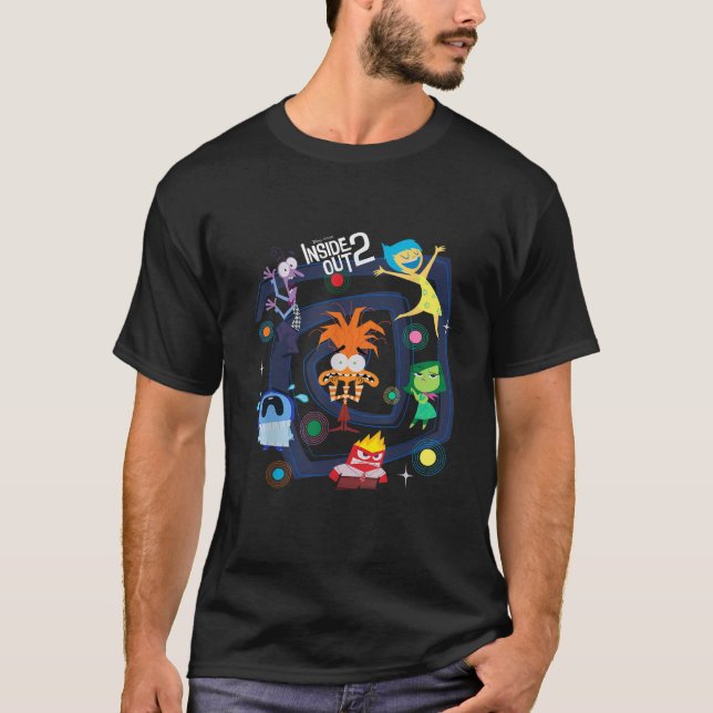 T-shirt Disney Pixar Inside Out 2 Emotion Group (Devant)