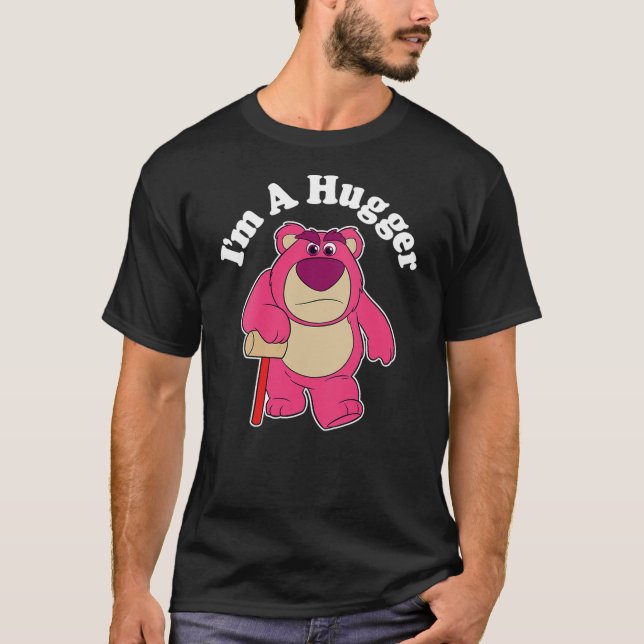T-shirt Disney Pixar Toy Story Lotso Bear I'm a Hugger Vin (Devant)