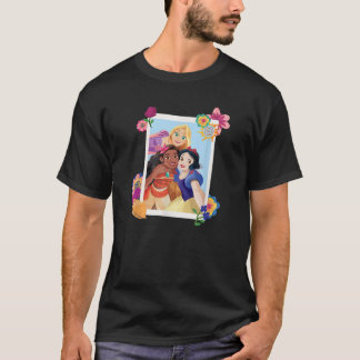 T-shirt Disney Princess Rapunzel Moana Snow White Polaroid