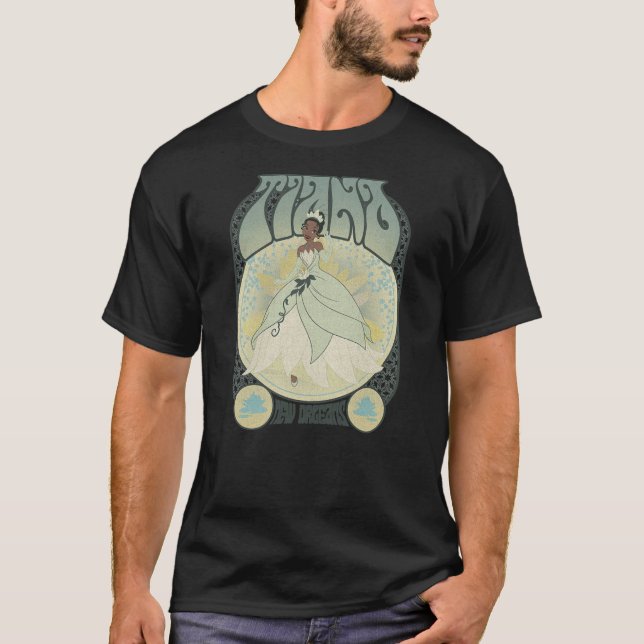T-shirt Disney The Princess & The Frog Tiana Seventies Ret (Devant)