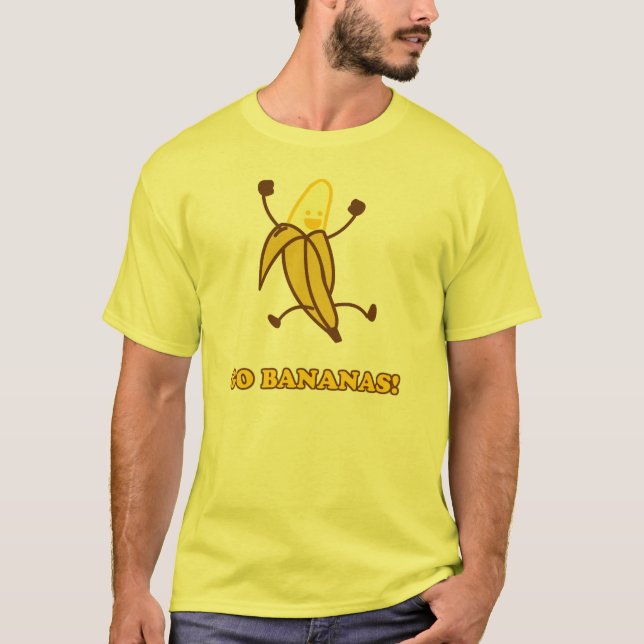 T-shirt DISPARAISSENT la chemise de BANANES (le jaune de M (Devant)