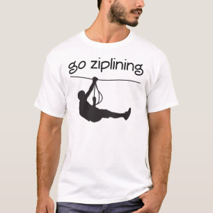 T-shirt Disparaissent l'idée de cadeau de Ziplining