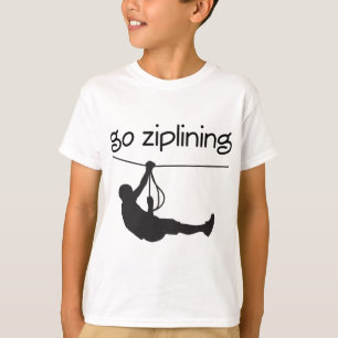 T-shirt Disparaissent l'idée de cadeau de Ziplining