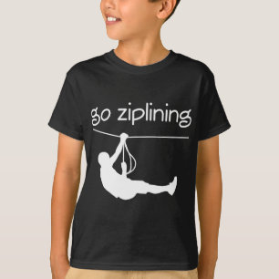 T-shirt Disparaissent l'idée de cadeau de Ziplining