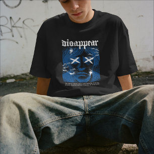 T-shirt Disparaître – Portrait de mélancolie grunge