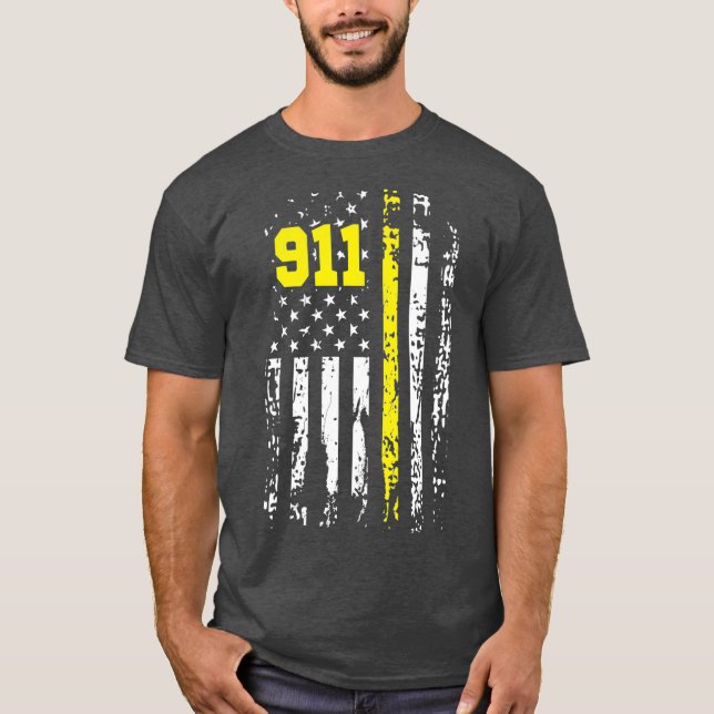 T-shirt Dispatcher 911 First Responder USA Dispatcher (Devant)