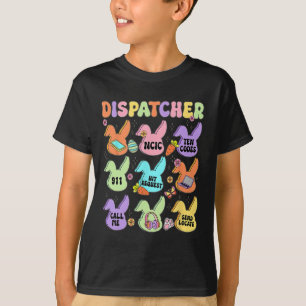 T-shirt Dispatcher Pâques Lapin Mignon Coquette Cowgirl Es