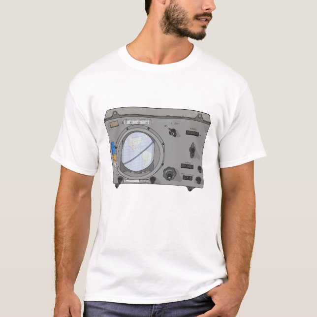 T-shirt Dispositif analogique de navigation Globus Vintage (Devant)