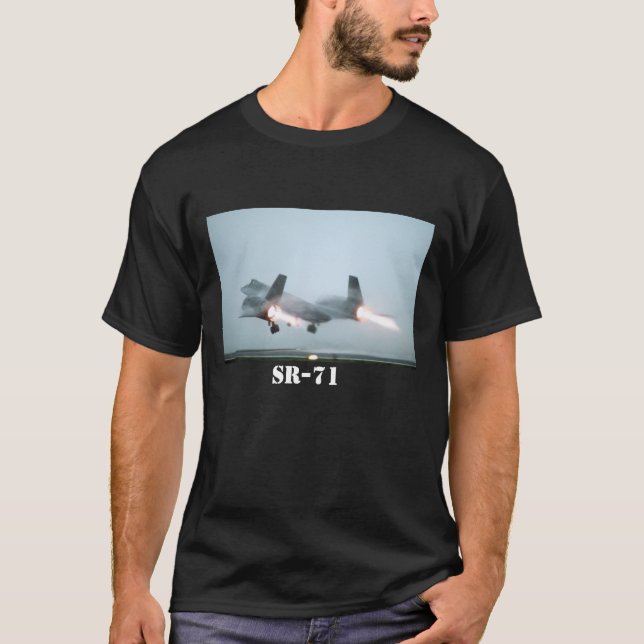 T-SHIRT DISPOSITIF DE POSTCOMBUSTION SR-71 (Devant)