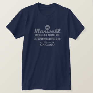 T-shirt Disque Cie. Chicago de radio de Maxwell