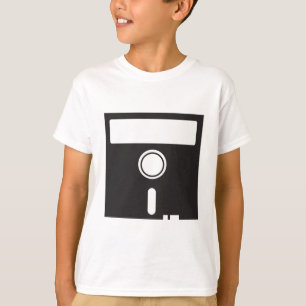 T-shirt Disque de disque souple pour le vieil ordinateur