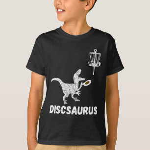 T-shirt Disque de golf dinosaure Frolfing T-rex Dino drôle