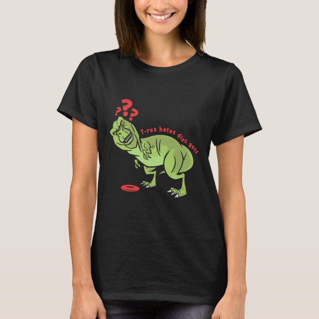 T-shirt Disque de golf drôle T Rex Enfants  (Devant)