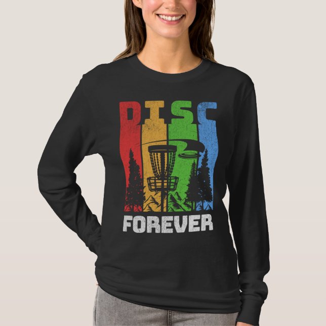 T-shirt Disque de Golf pour Toujours (Devant)