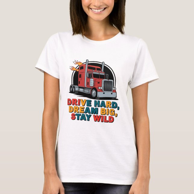 T-shirt Disque Dur Dream Big Stay Wild (Devant)