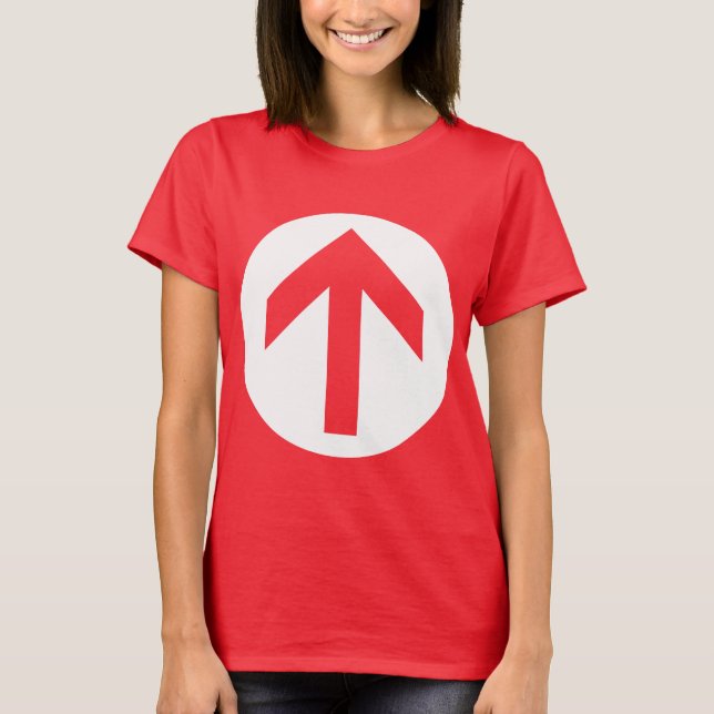 T-shirt Disque fléché (Devant)