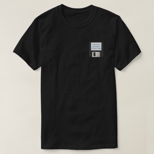 T-shirt Disque flexible 3,5" personnalisable (Design devant)