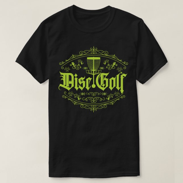 T-shirt Disque Golf Classic Green (Design devant)