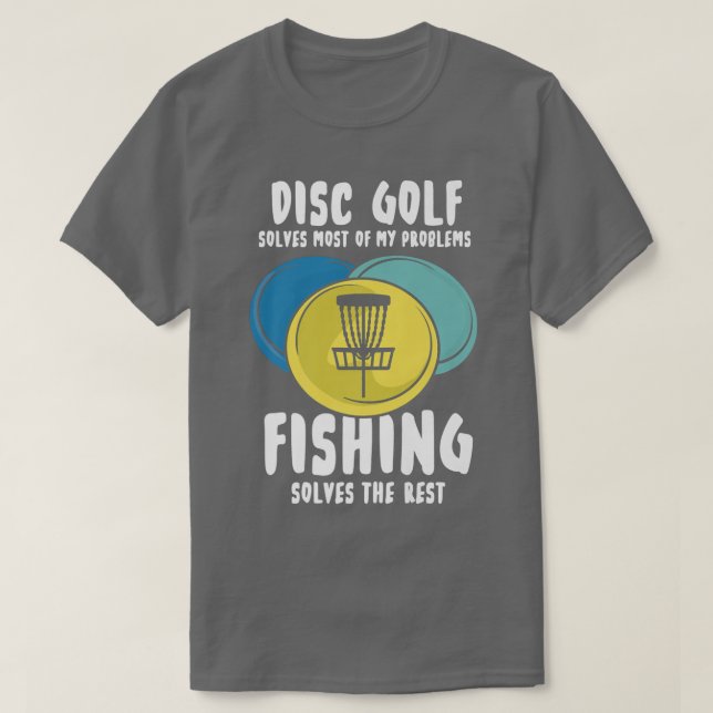 T-shirt Disque Golf Design Pour Frisbee Player Résout le p (Design devant)