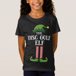 T-Shirt Disque Golf Elf Correspondant Famille Noël