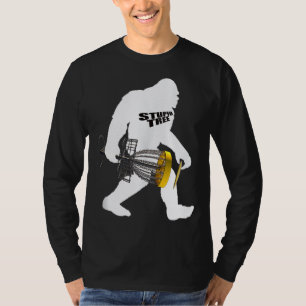 T-shirt Disque Golf Jouer Bigfoot Avec Imbécile Arbre Cita