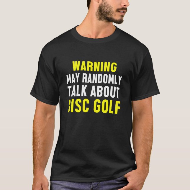 T-shirt Disque Golf Lecteur Déterminé Golfer Funny Golfing (Devant)