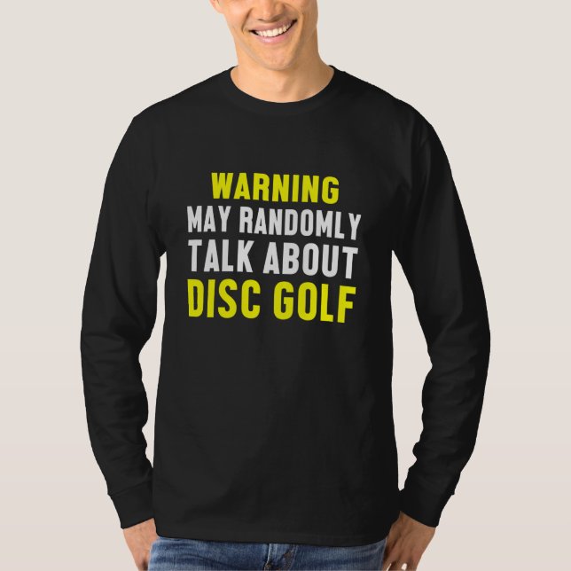 T-shirt Disque Golf Lecteur Déterminé Golfer Funny Golfing (Devant)