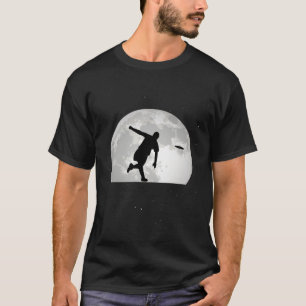 T-shirt Disque Golf Lune Lancer cadeau