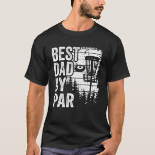 T-shirt Disque Golf Panier Rétro Papa Vintage Meilleur Pap
