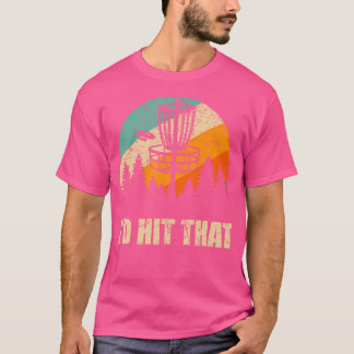 T-shirt Disque Golf Spor Sunset Frisbee Golf