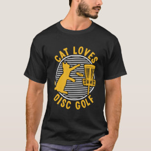T-shirt Disque Golf Sport Frisbee Lecteur Chat Volant Disq