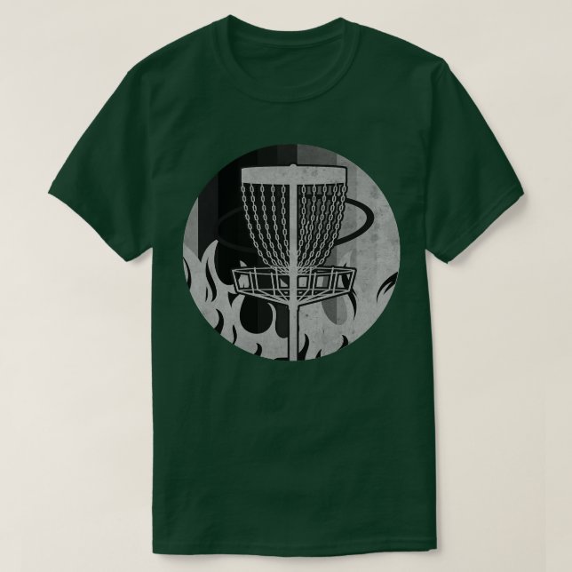 T-shirt Disque Golf sur le pare-feu (Design devant)