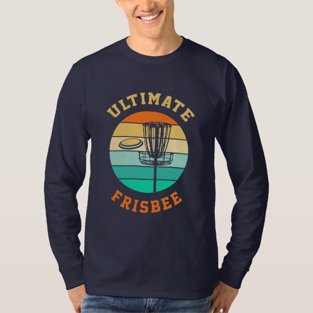 T-shirt Disque Golf Ultimate Frisbee (Devant)