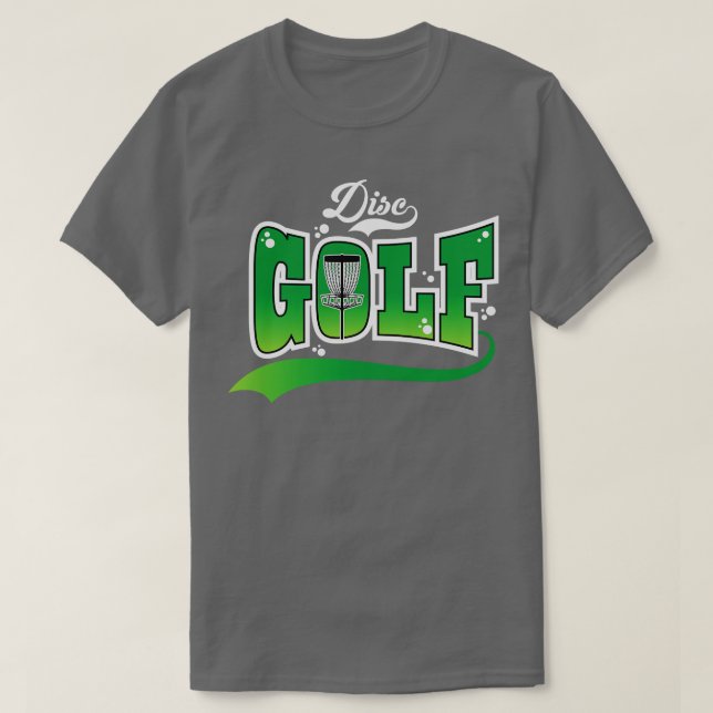 T-shirt Disque Golf Vert (Design devant)