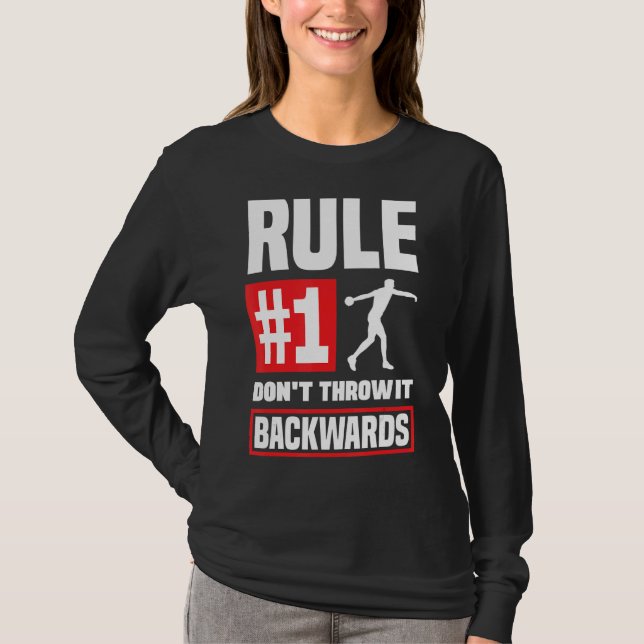 T-shirt Disque Jetant Discus Thrower Track Et Field Rul (Devant)