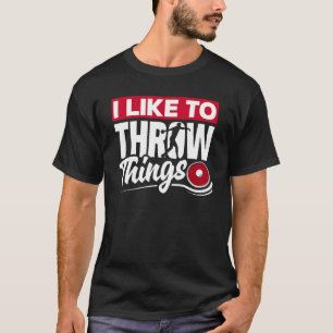 T-shirt Disque Lancer Disque Lancer Lecteur Piste Et Lien