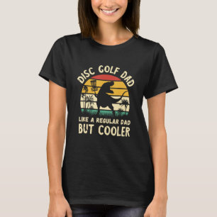 T-shirt Disque Mens Golf Papa Retro Dino Rex Frolf Flying